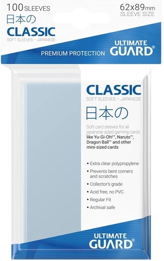 Ultimate Guard: Classic Sleeves - Japanese Size (100)