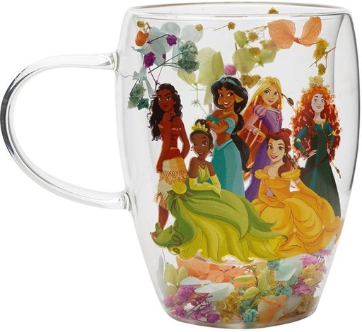 Disney Princess - Princess - Glass with Dried Flowers 300ml