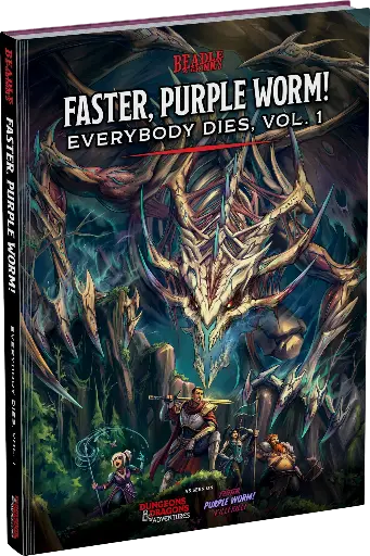 Dungeons & Dragons Adventure Book - Faster, Purple Worm! Vol. 1