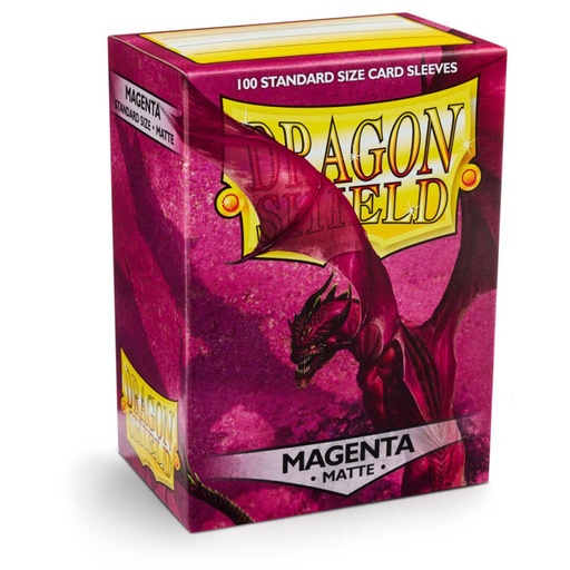 Dragon Shield: Matte Sleeves - Magenta (Standard Size)