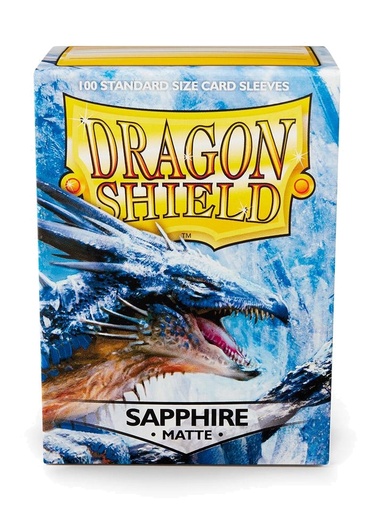 Dragon Shield: Matte Sleeves - Sapphire (Standard Size)