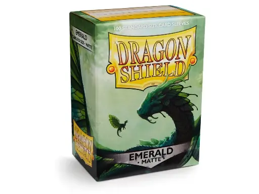 Dragon Shield: Matte Sleeves - Emerald (Standard Size)