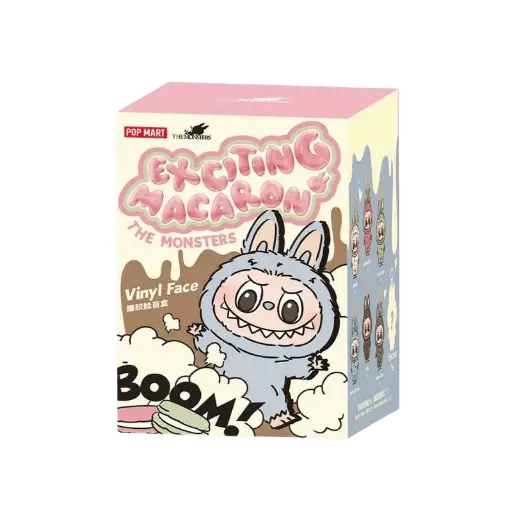 POP MART The Monsters Labubu Vinyl Face Blinde Verpakking-Exciting Macaron