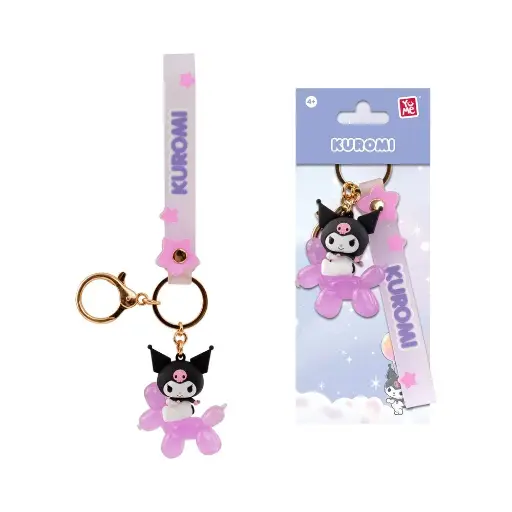 Hello Kitty - Balloon Series - Kuromi Keychain