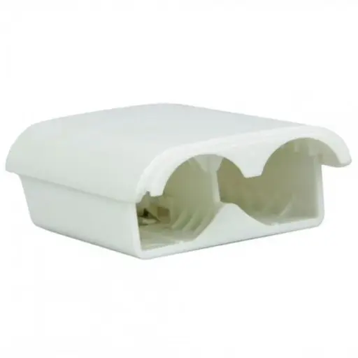 Batterij behuizing voor XBOX 360 controller - wit
