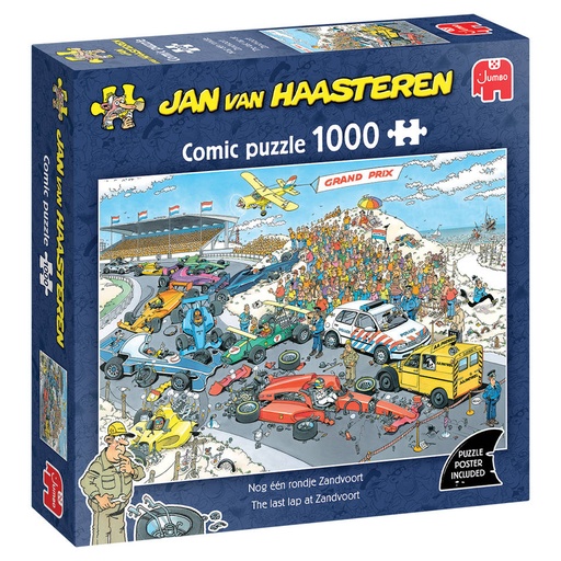 Jan van Haasteren - Nog een Rondje Zandvoort Comic Puzzle (1000 stukjes)