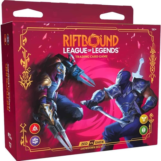 Riftbound League of Legends Vendetta Showdown Decks - Zed vs Shen