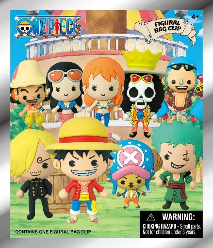 One Piece - Series 1 - 3D Foam Bag Clip (1pc)