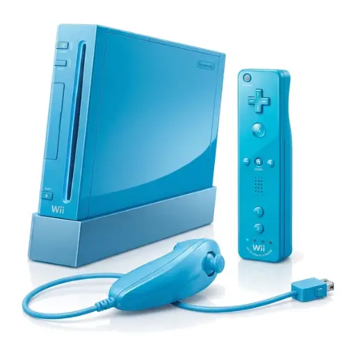 Nintendo Wii Console Blauw