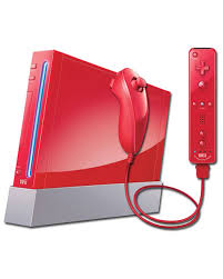 Nintendo Wii Console Rood