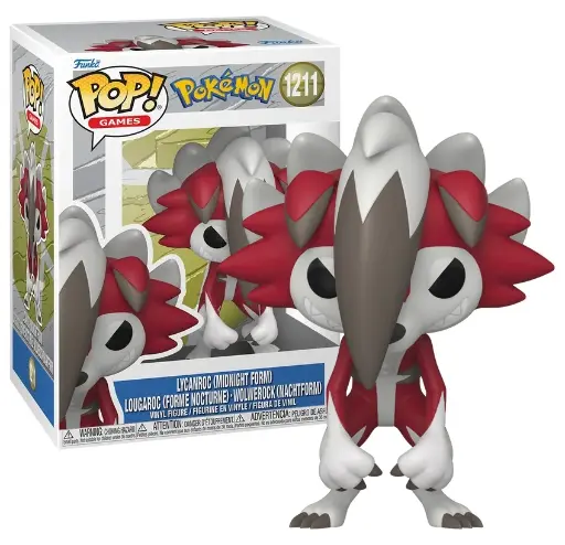 Pop! Games: Pokémon - Lycanroc (midnight form) (1211)