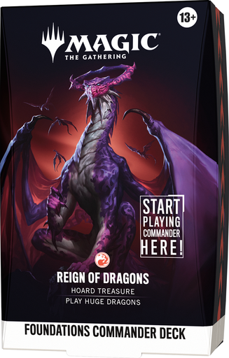 Magic: The Gathering - Foundations Commander Deck - Reign of Dragons 