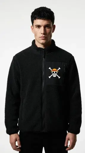 ONE PIECE - Logo - Sherpa Jacket (M)