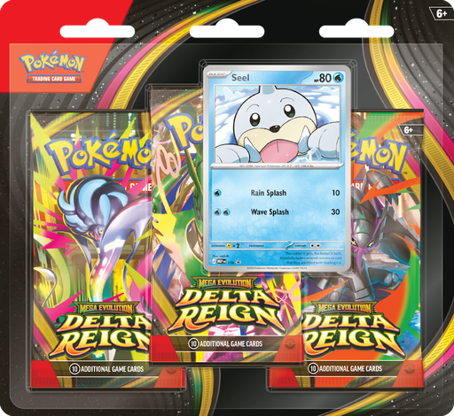 Pokémon - Mega Evolution Delta Reign 3-Booster Pack Blister - Seel