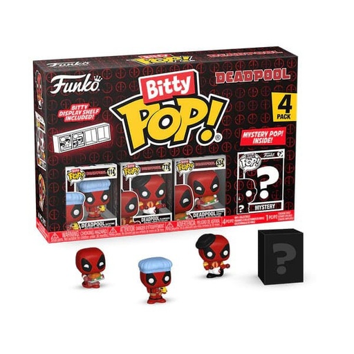Bitty Pop! Deadpool - Bathtime Deadpool 4 Pack