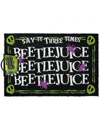 Beetlejuice - Say It 3 Times - Doormat