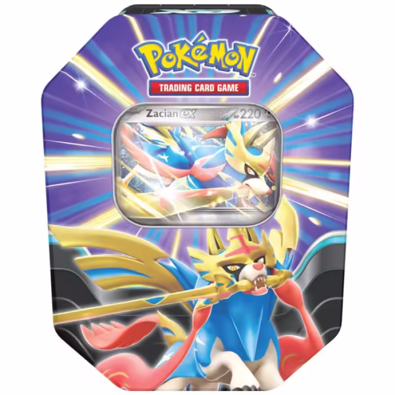 Pokémon Slashing Legends ex Tin - Zacian ex